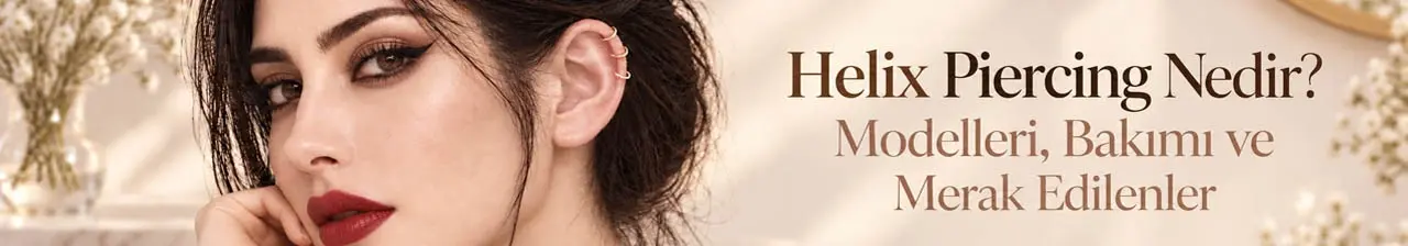 Helix Piercing Nedir? Modelleri, Bakımı ve Merak Edilenler
