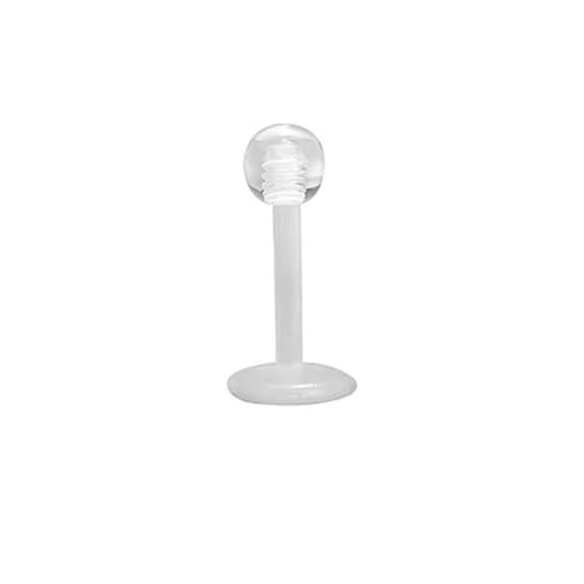 Toplu Bioplastik (PTFE) Labret Piercing, Tragus-Helix-Conch-Burun-Dudak-Kıkırdak