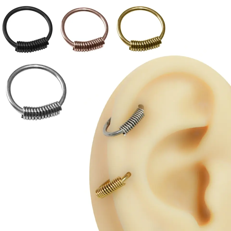 siyah-rose-sari-ve-gumus-renk-cerrahi-celik-spiral-yay-detayli-halka-piercing