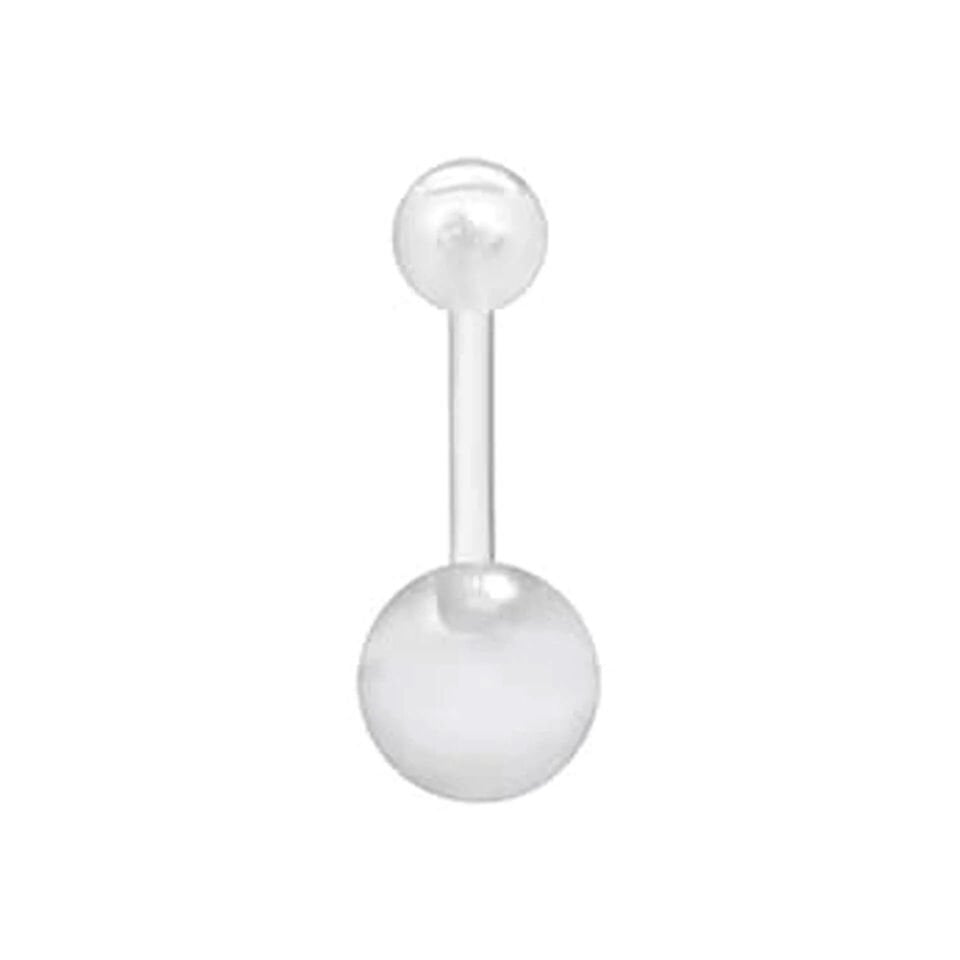 Toplu Şeffaf Bioplastik Göbek Piercing