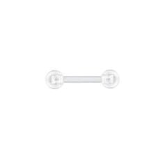 Toplu Bioplastik (PTFE) Düz Bar Piercing, Helix-Conch-Lobe