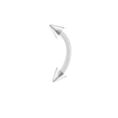 Spayk Bioplastik (PTFE) Banana Piercing, Kaş-Rook-Daith-Snug-Vertical Tragus