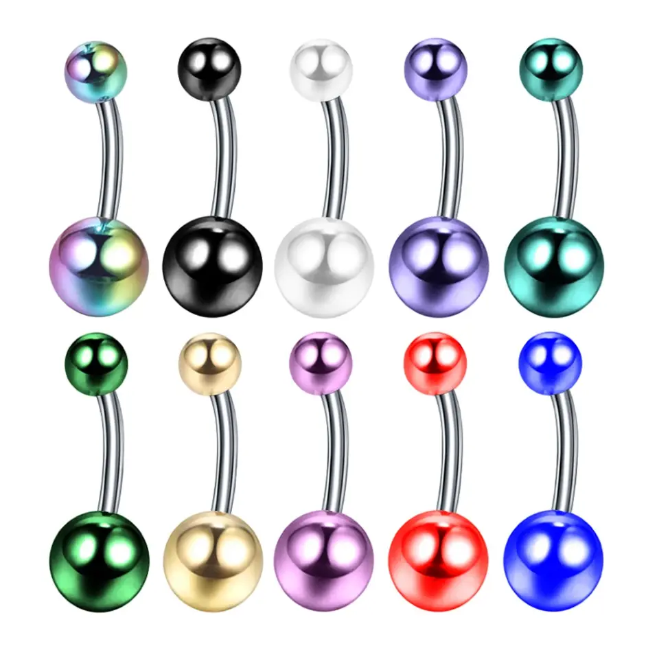 cerrahi-celik-renkli-toplu-gobek-piercing-cesitleri