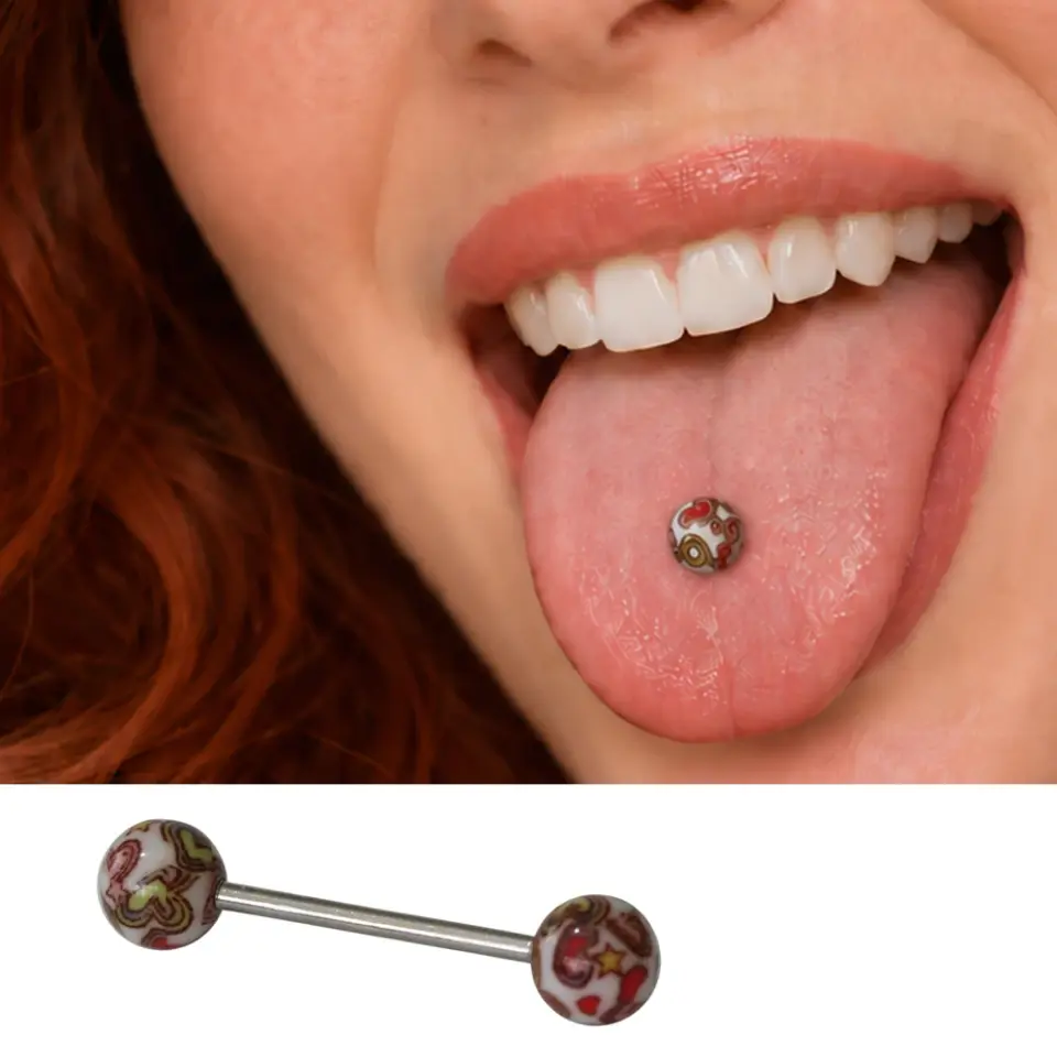 yildiz-desenli-dil-piercing
