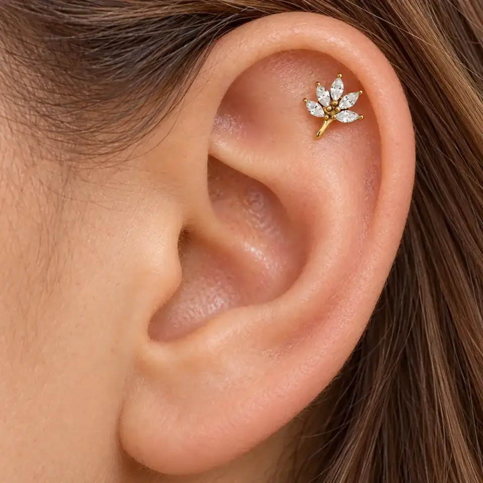 gold-celik-cicek-markiz-helix-piercing