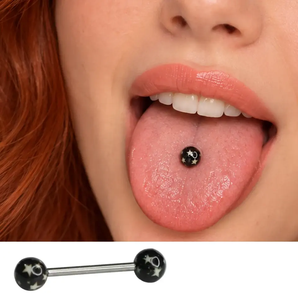 siyah-yildiz-dil-piercing