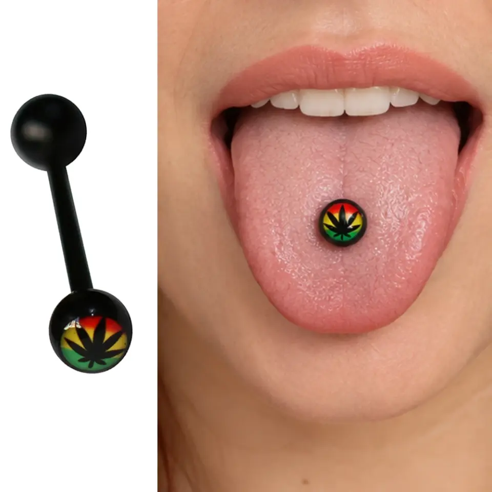 yaprak-desen-dil-piercing