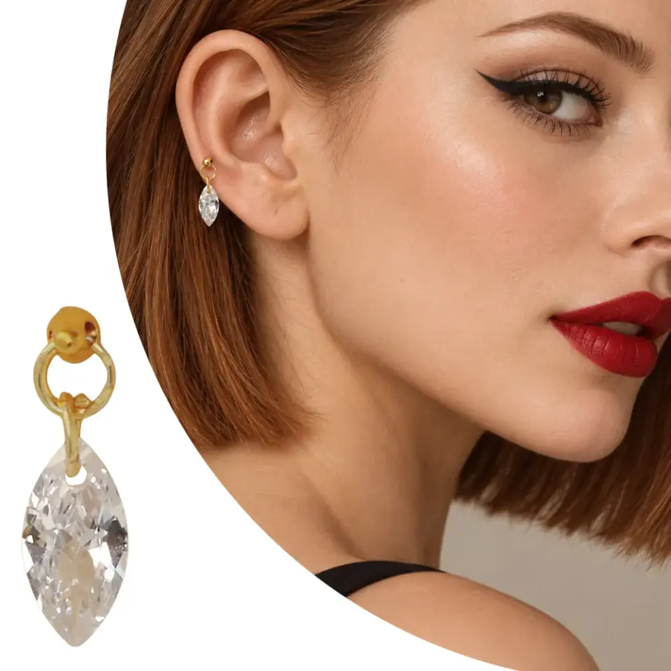 Gold-renk-markiz-taşli-tragus-piercing