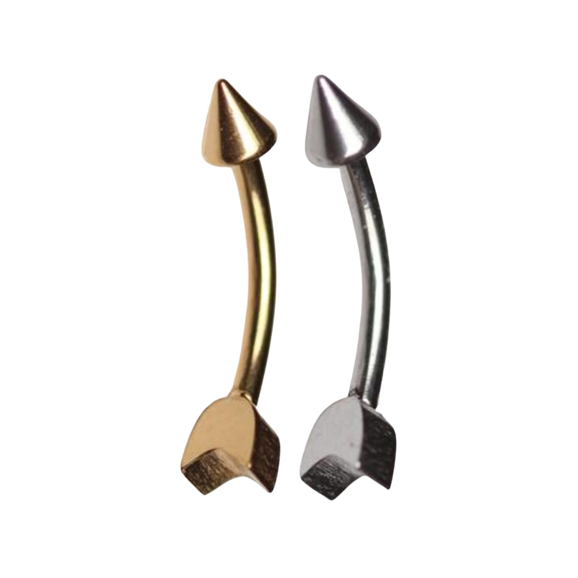 Ok Formlu Çelik Banana Piercing, Kaş-Rook-Daith-Snug-Vertical Tragus