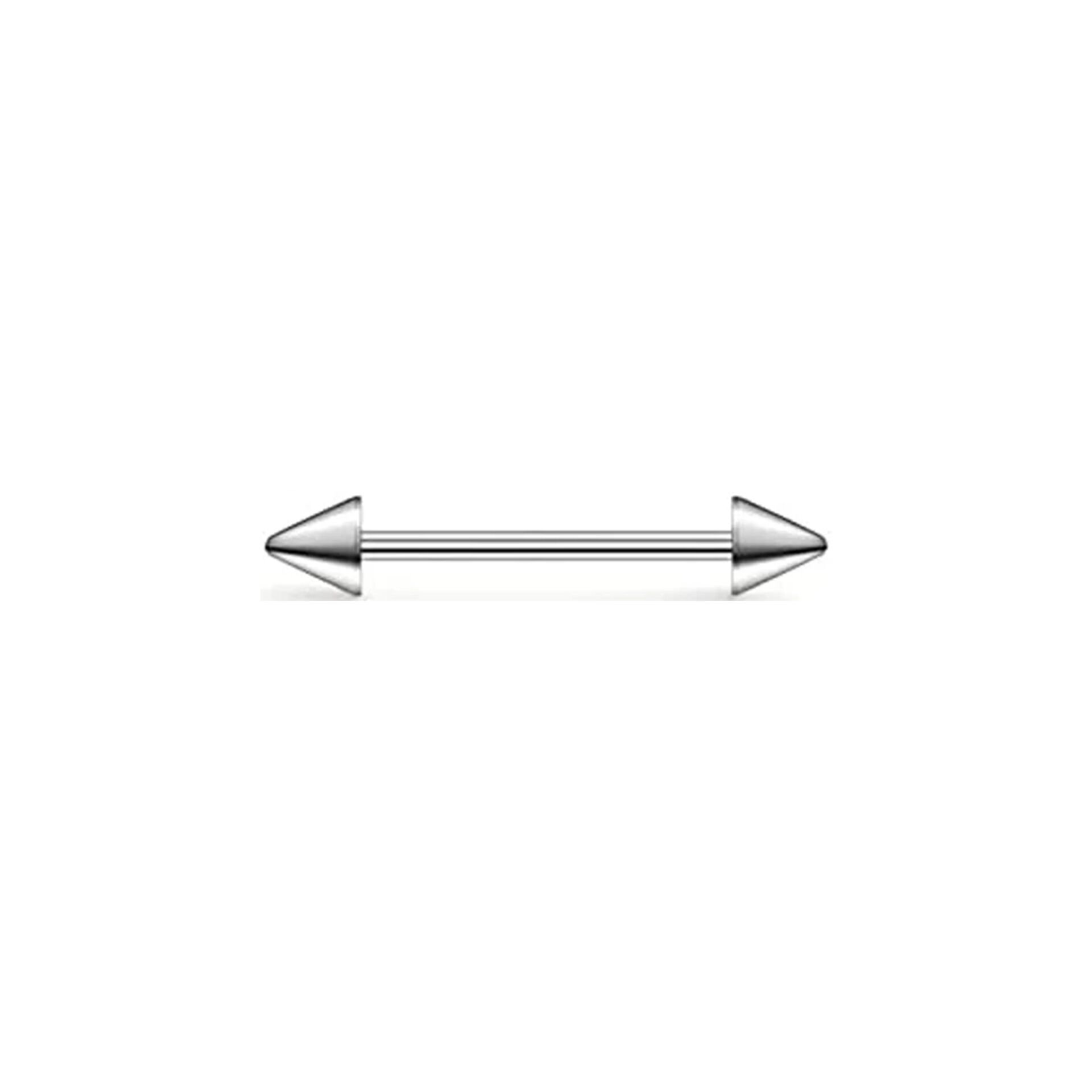 Spayk Çelik 1,2 mm Düz Bar Piercing, Tragus-Helix-Meme-Septum-Kıkırdak