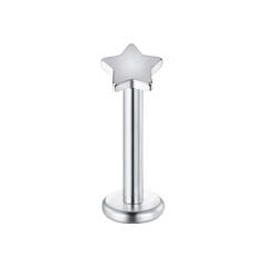 Yıldız Çelik Labret Piercing, Tragus-Dudak-Helix-Kıkırdak