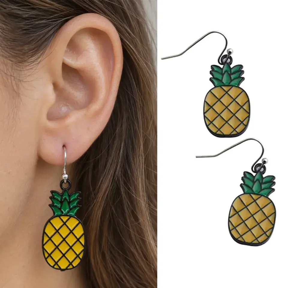 ananas-figurlu-sari-yesil-mineli-sallantili-kupe