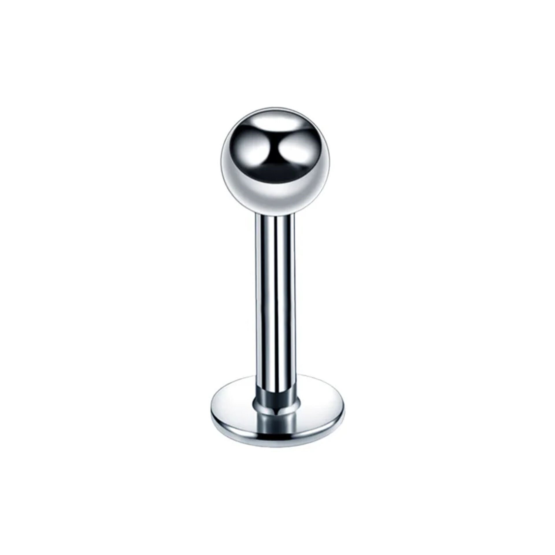 Toplu Çelik Flatback Düz Bar Piercing, Tragus-Helix-Conch-Burun-Dudak-Kıkırdak