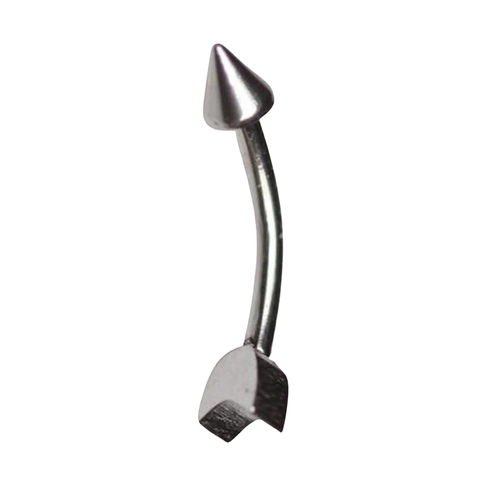 Ok Tasarımlı gümüş rengi 316L Cerrahi Çelik Kaş ve Rook Piercing 