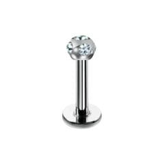 Çok Taş Çelik Labret Piercing, Tragus-Dudak-Helix-Kıkırdak