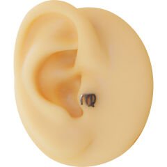Başak Burcu 6x1,2mm Çelik Labret Piercing, Tragus-Lobe-Helix-Kıkırdak