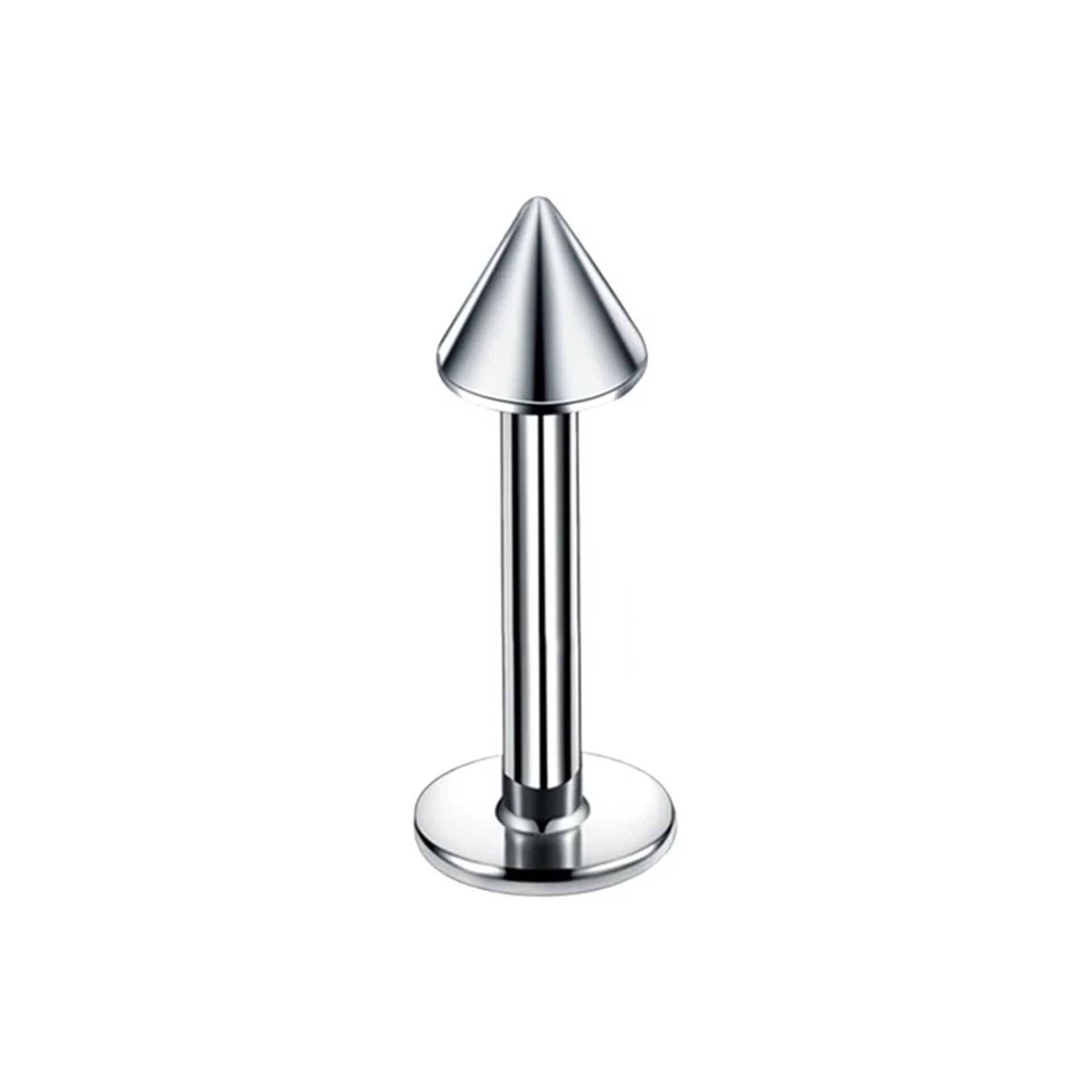 Spayk Çelik Flatback Düz Bar Piercing, Tragus-Helix-Conch-Burun-Dudak-Kıkırdak