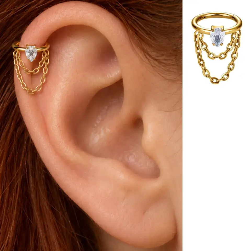 tasli-zincirli-gold-halka-helix-piercing