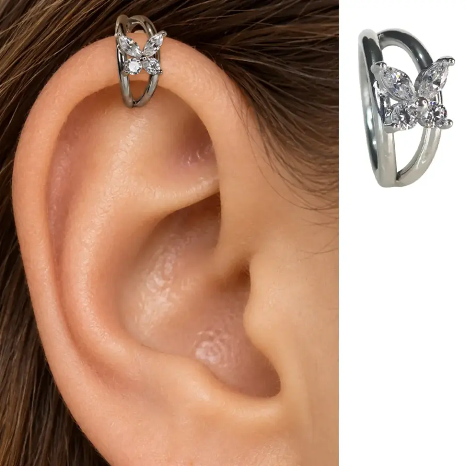 kelebek-objeli-gumus-helix-piercing