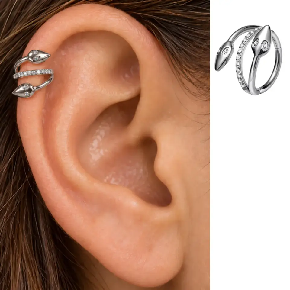 gumus-yilan-spiral-halka-helix-piercing