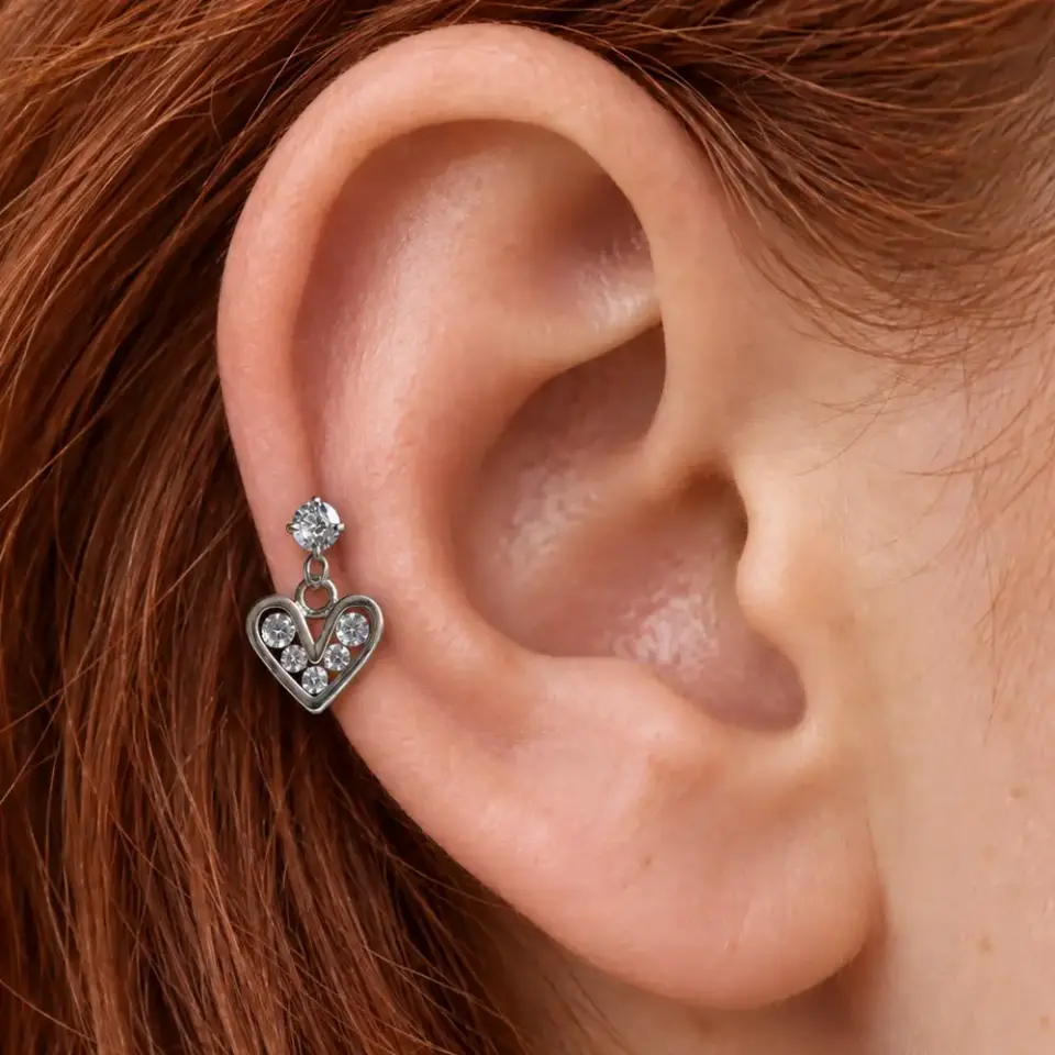 kalp-helix-piercing-kulak-durusu