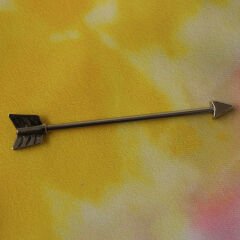 Antik Ok Çelik 1,6 mm Düz Bar Piercing, Köprü-Industrial