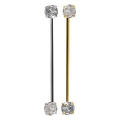 6mm Zirkon Çelik 1,6 mm Düz Bar Piercing, Köprü-Industrial