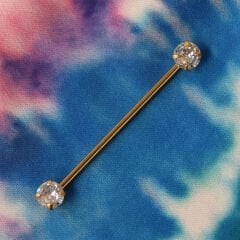 6mm Zirkon Çelik 1,6 mm Düz Bar Piercing, Köprü-Industrial