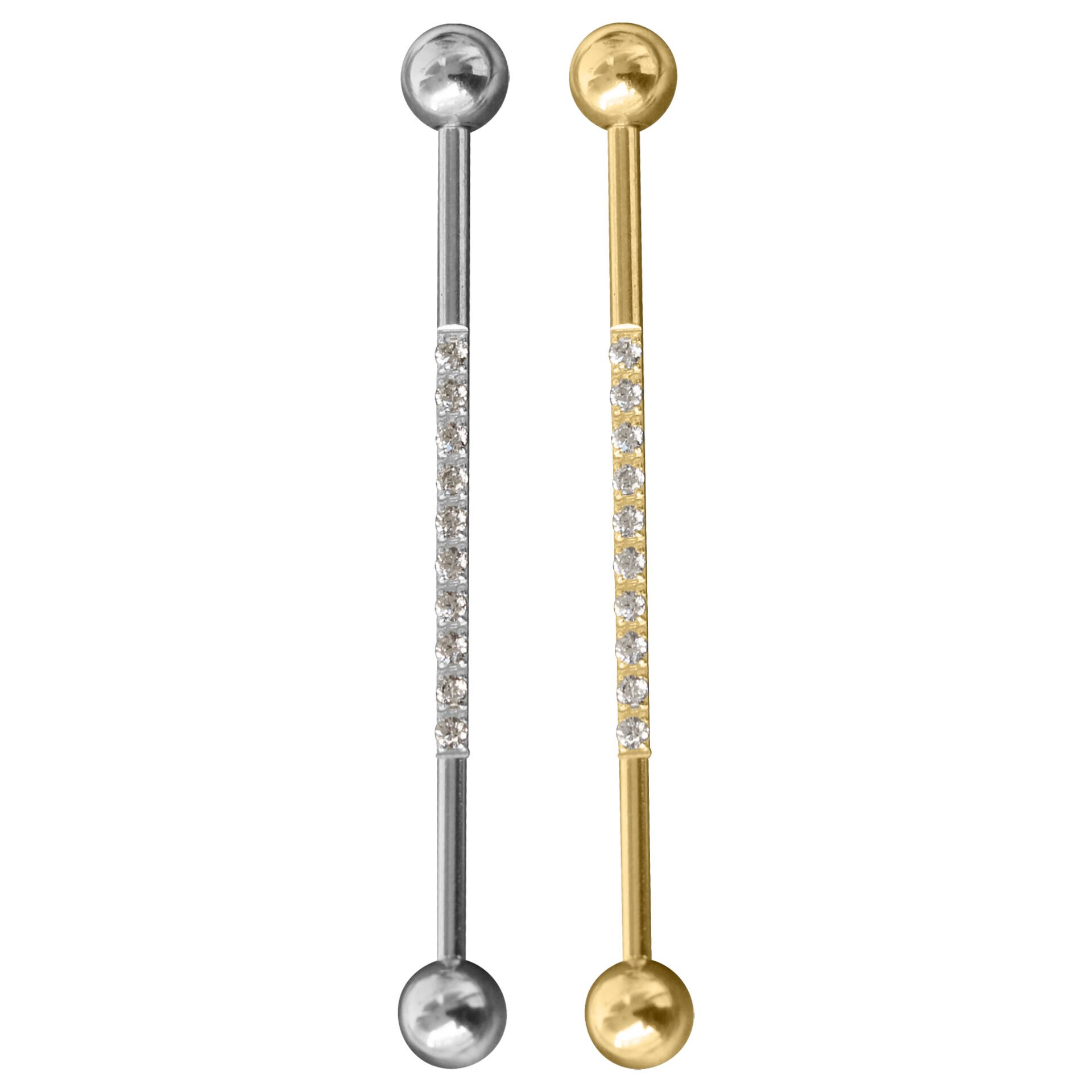 Su Taşı Çelik 1,6 mm Düz Bar Piercing, Köprü-Industrial