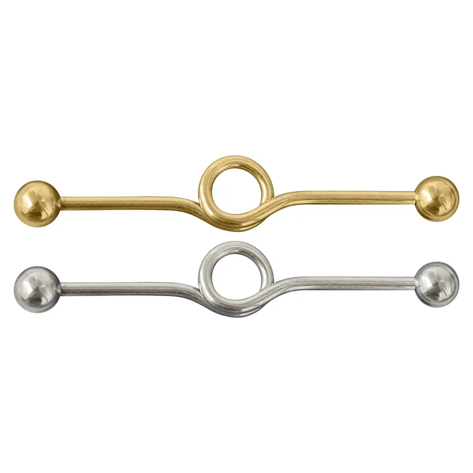 316L Cerrahi Çelik Halkalı Industrial - Köprü Piercing