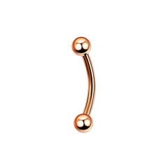 Toplu Rose Çelik Banana Piercing, Kaş-Rook-Daith-Snug-Vertical Tragus