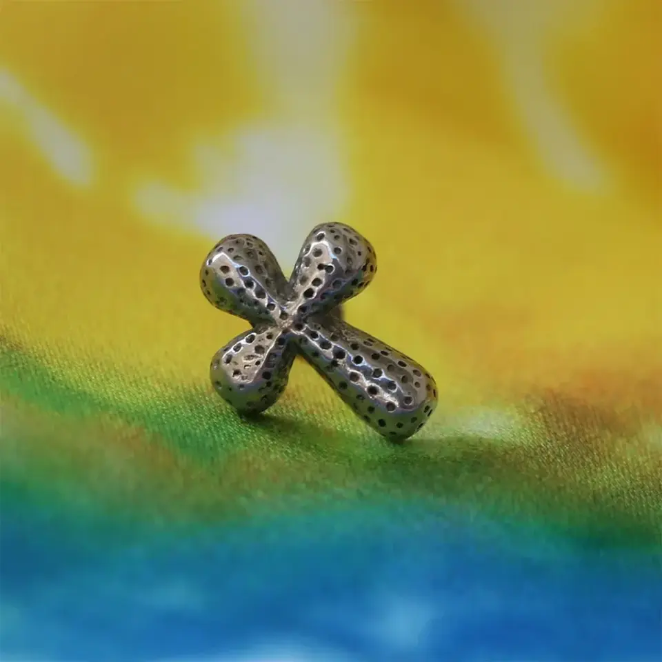 316L cerrahi çelik gümüş renk kıkırdak küpesi helix ve conch uyumlu