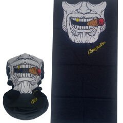 Gangster Puro Desenli Boru Bandana | Siyah Street Style