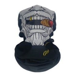 Gangster Puro Desenli Boru Bandana | Siyah Street Style