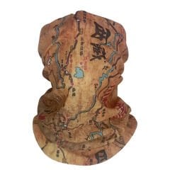 Antik Harita Desenli Boru Bandana | Travel & Outdoor Tarzı