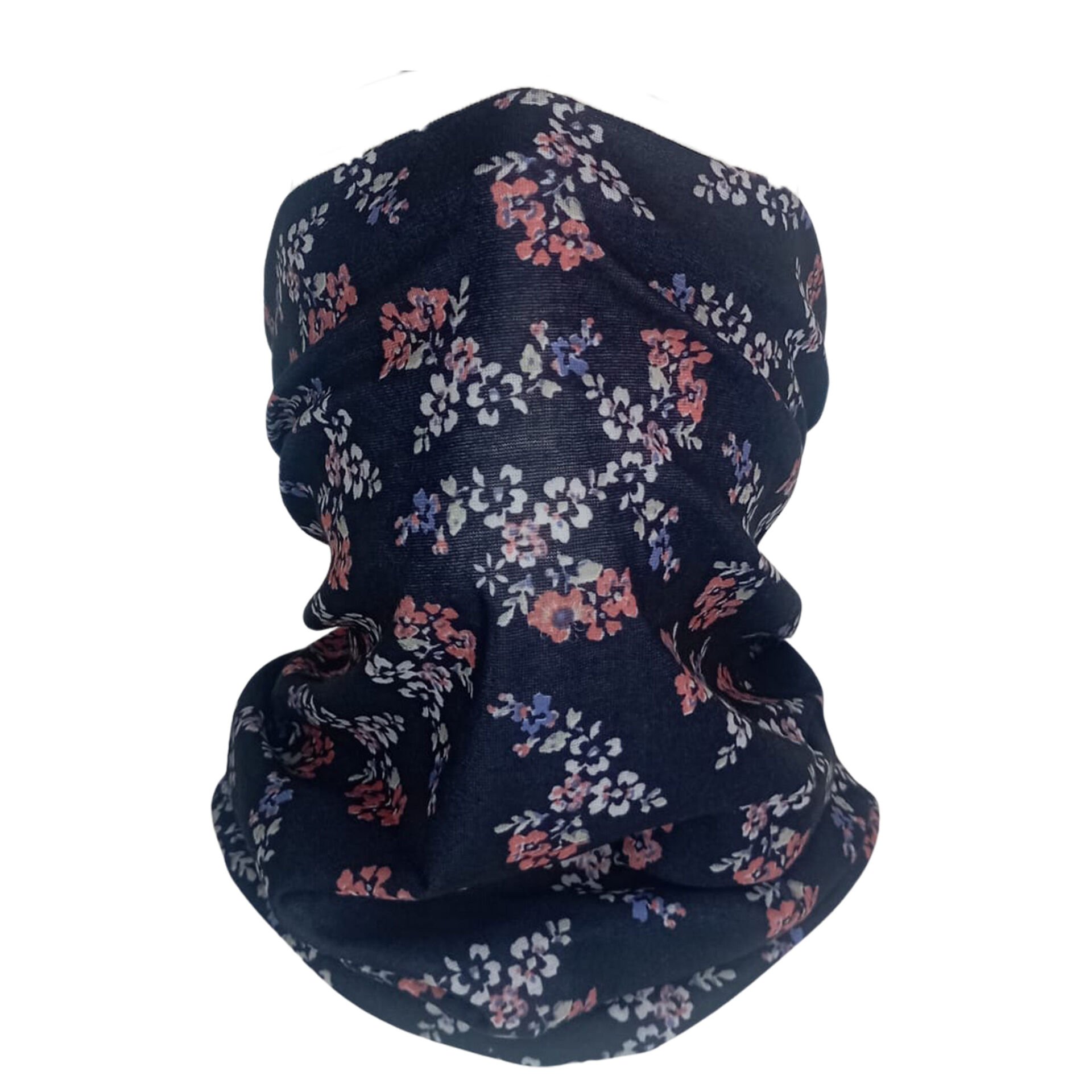 Floral Night Boru Bandana | Çiçek Desenli