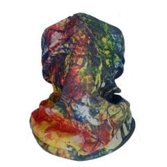 Abstract Art Boru Bandana | Renk Patlaması Desenli