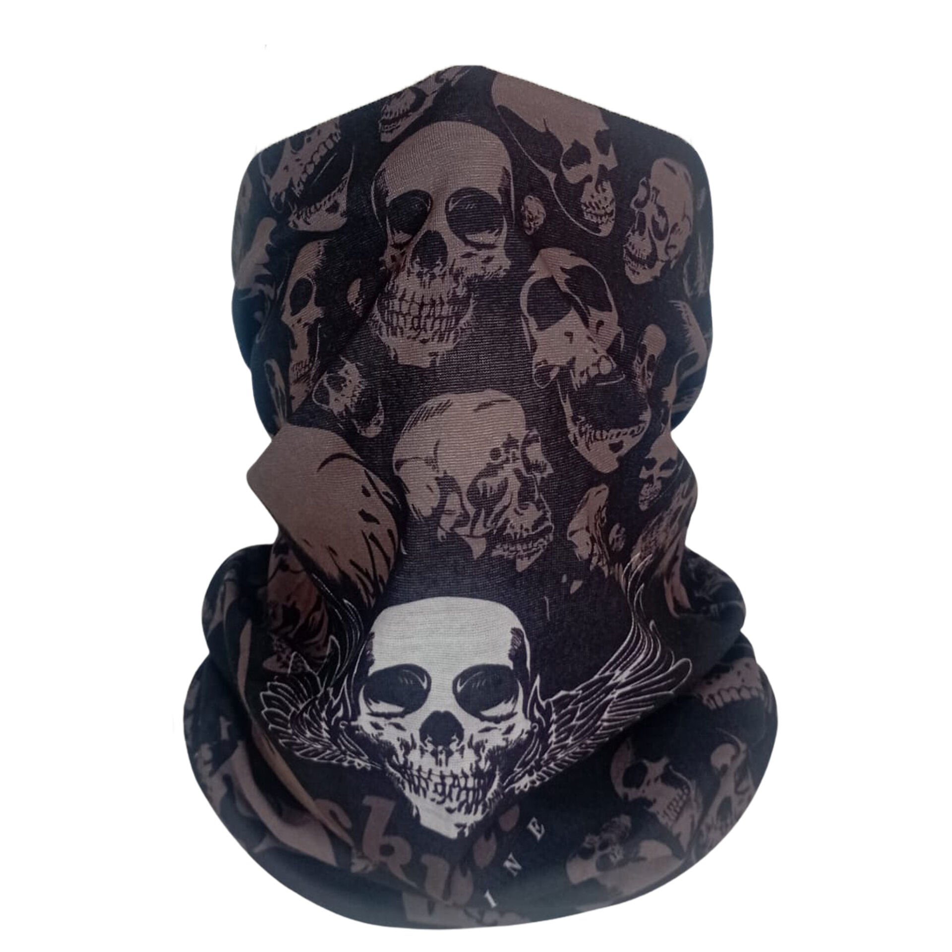 Skull Machine Kafatası Desenli Boru Bandana