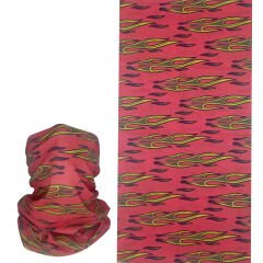 Kırmızı Alev Desenli Boru Bandana – Fire Rider