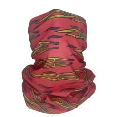 Kırmızı Alev Desenli Boru Bandana – Fire Rider