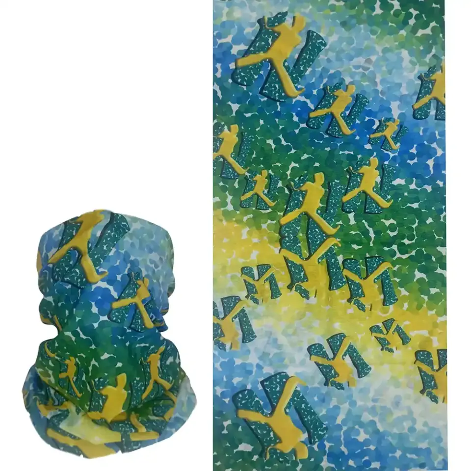 Koşucu Desen saça ve boyuna bağlanan buff Bandana Saç Bandı