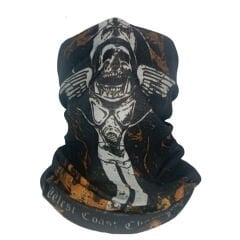 Motorcu Ruhlu Skull & Flames Boru Bandana – West Coast Style