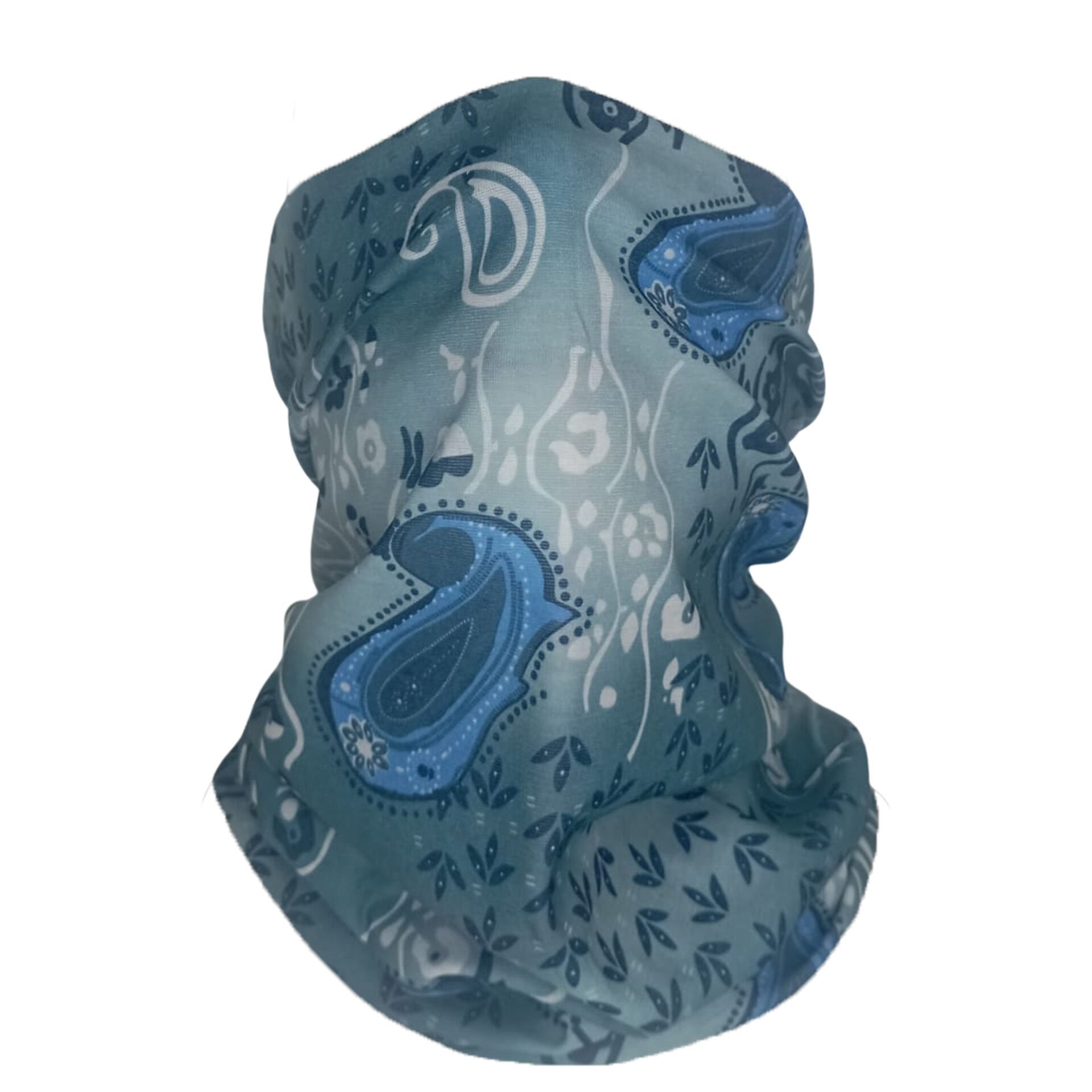 Mavi Paisley Desenli Buff – Unisex