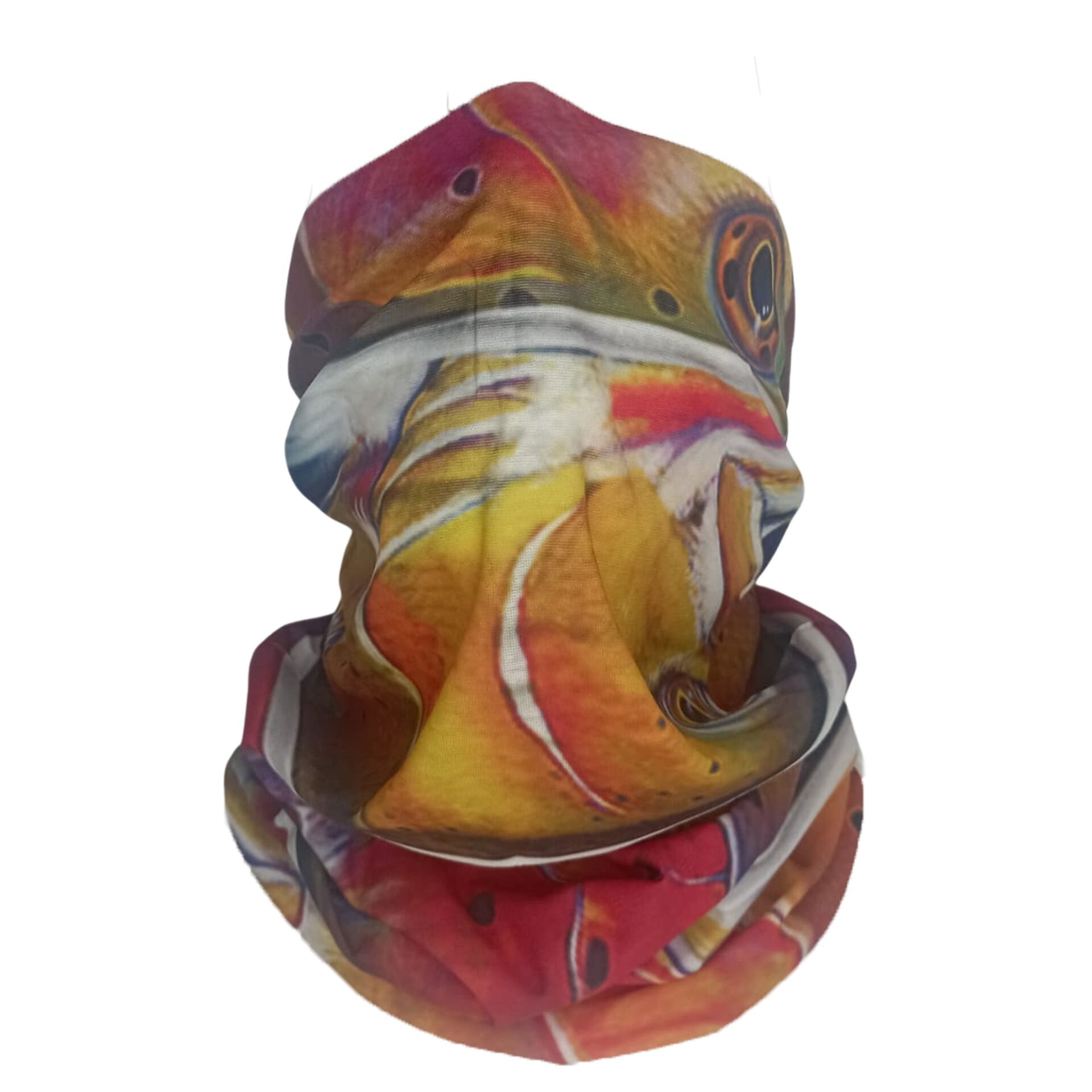 Renkli Balık Desenli Buff – Fishing Collection