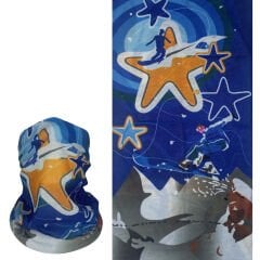 Snowboard & Kayak Desenli Buff – Kış Sporları Boru Bandana