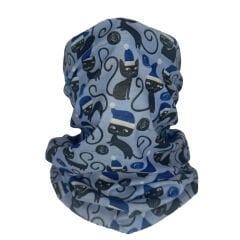 Uykucu Kedi Desenli Buff – Cadı Ruhlu Boru Bandana