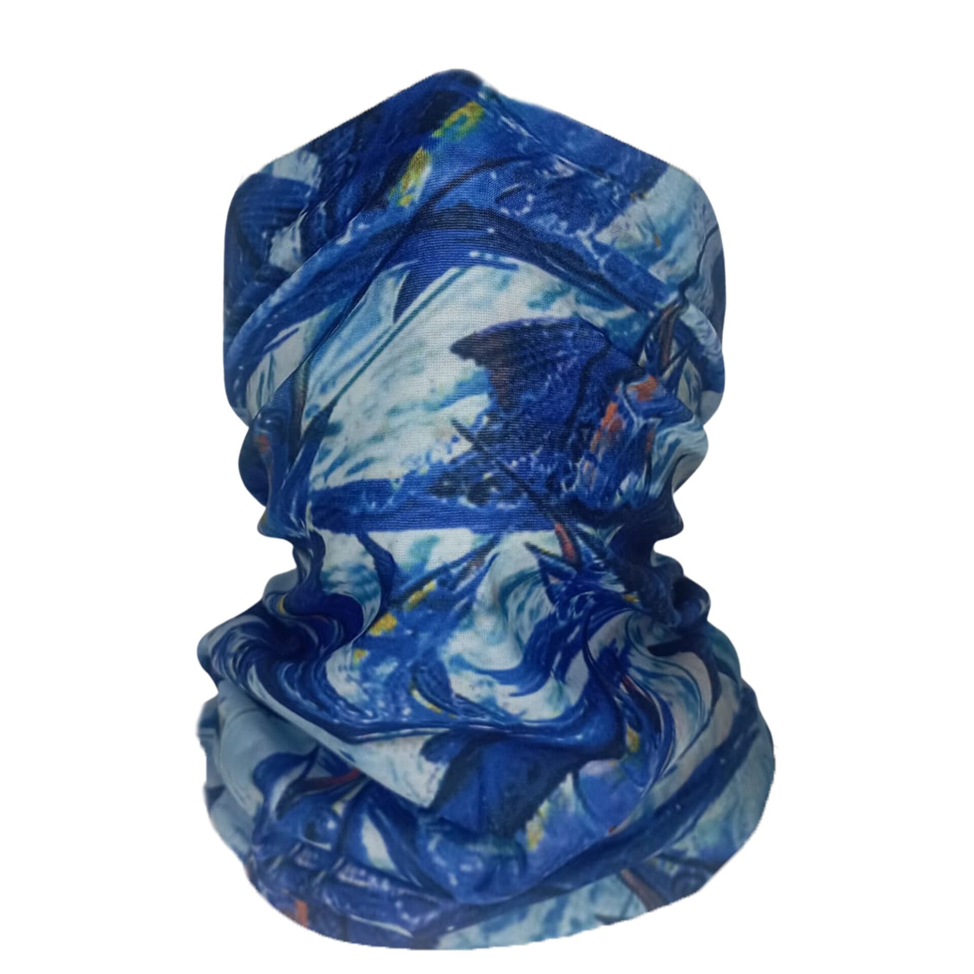 Kılıç Balığı Desenli Buff – Deniz Tutkusu Bandana