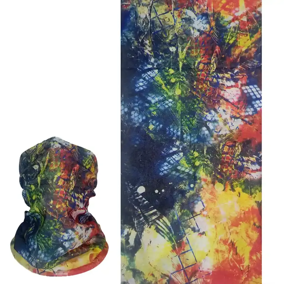 Galaksi Karmaşası saça boyuna bağlanan buff Bandana Saç Bandı