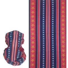 Yıldızlı Çizgili Buff – Renkli Bandana ve Boyunluk