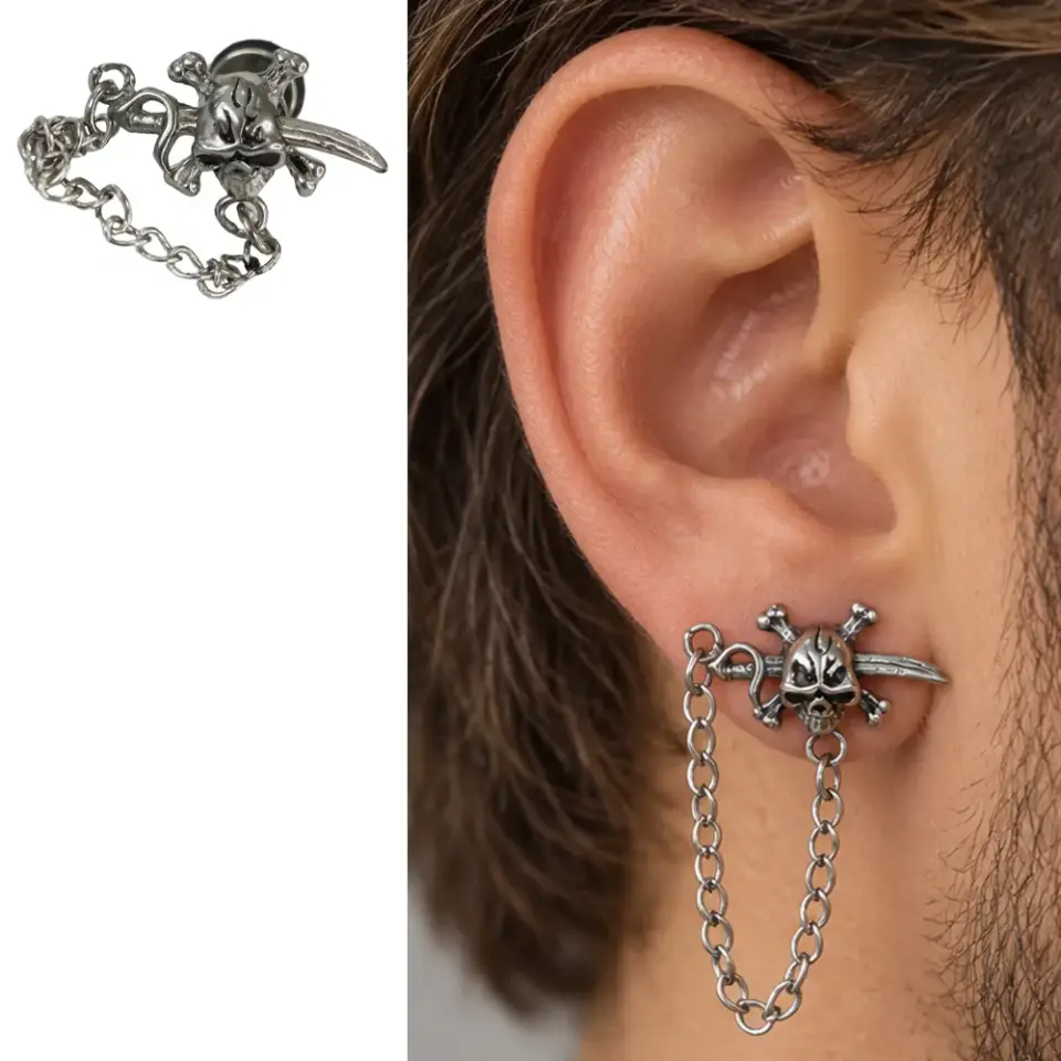 zincirli-kurukafa-helix-piercing